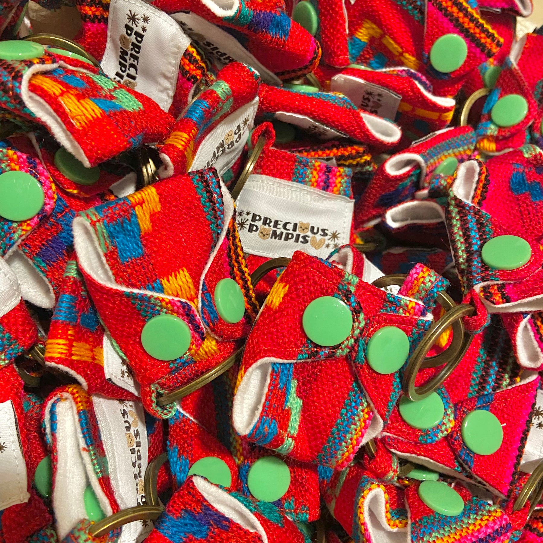 Sarape Rojo Keychain